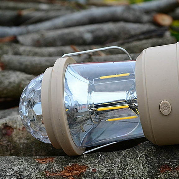 YiBai Outdoor Multi-function Solar Rechargeable Fan LED Camping Light Flashlight, B #N.3833