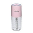 thumbnail image 1 of YiBai Pink Humidifiers for Bedroom, Portable Car Humidifier Home USB Colorful Night Small Spray Humidifier Portable Mini Humidifier(Wired) #.191, 1 of 2
