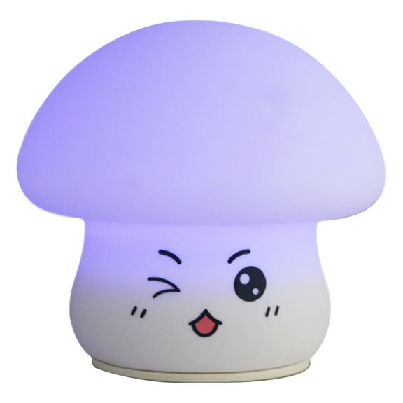 YiBai Portable Rechargeable Sensor Cute Night Light-color Toy Gift,Purple, Children's Day