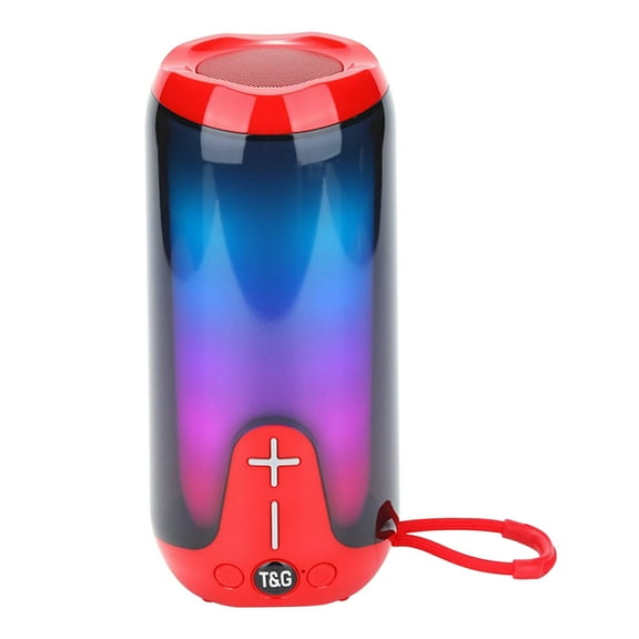 YiBai Portable Wireless Bluetooth Stereo Speaker For Indoor TV Watching And Gaming, And Outdoor Travel,Red,for Father Dad