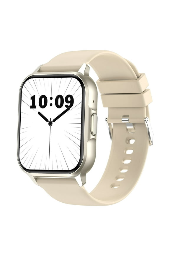 Smart Watch 1.83Inch TFT 240x284 Display Screen Smart Watches For Android Phones Smart Fitness Watch For Women Man Smartwatch,Yellow,for Father Dad -#184