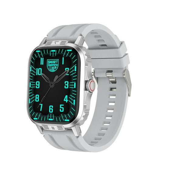 YiBai Smart Watch 2.19Inch Display Screen Smart Watches For Android Phones Smart Fitness Watch For Women Man Smartwatch,Silver,for Father Dad