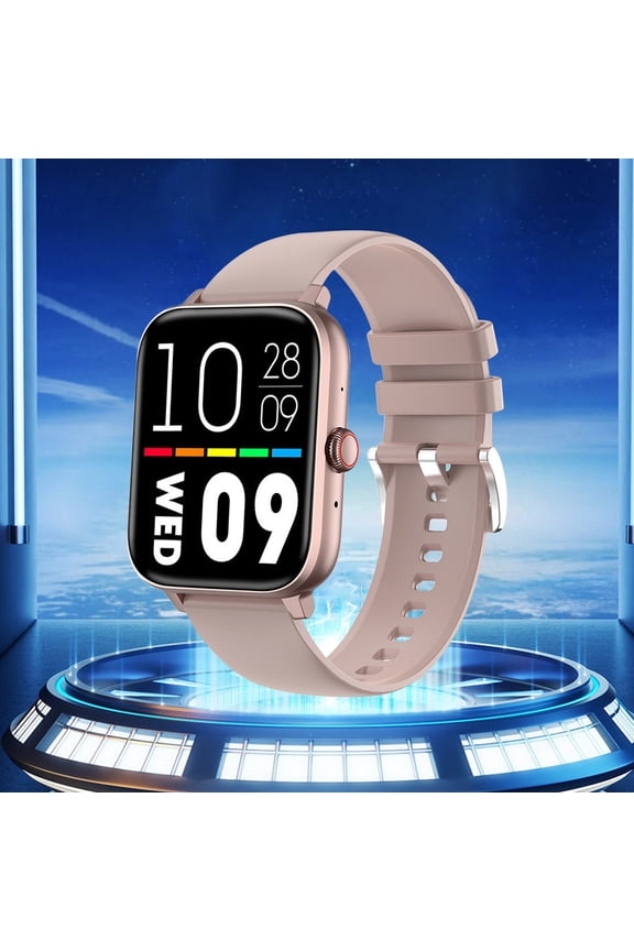 Smart Watch Full Screen Smart Watches For Android IOS Phones Smart Fitness Watch For Women Man Smartwatch,Gold,for Father Dad