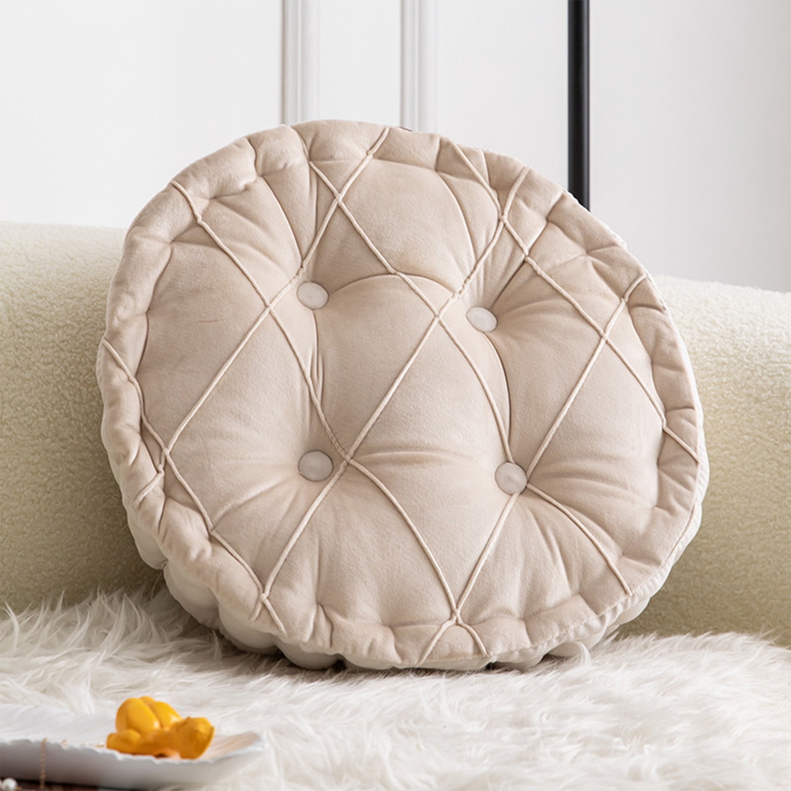 YiBai Solid Color Chair Cushion Thickened Soft Padded Chair Cushion ... - Soft Padded Chair Cushions