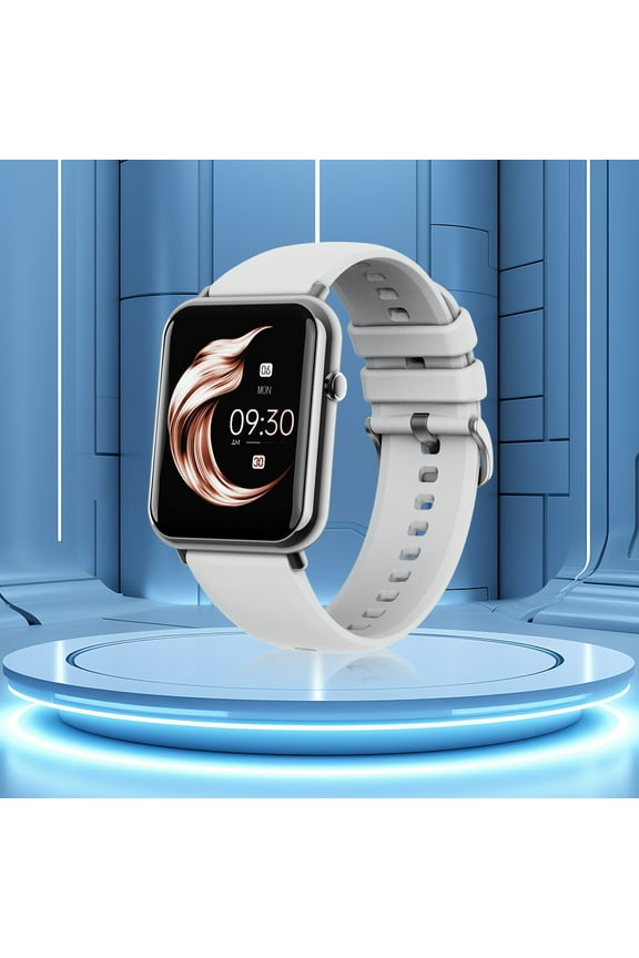 Stay Connected And Stay Active With This Bluetooth Smart Watch Featuring Call Reminders Step Counter And IP68 Water Proof Rating,for Men Dad,Gray