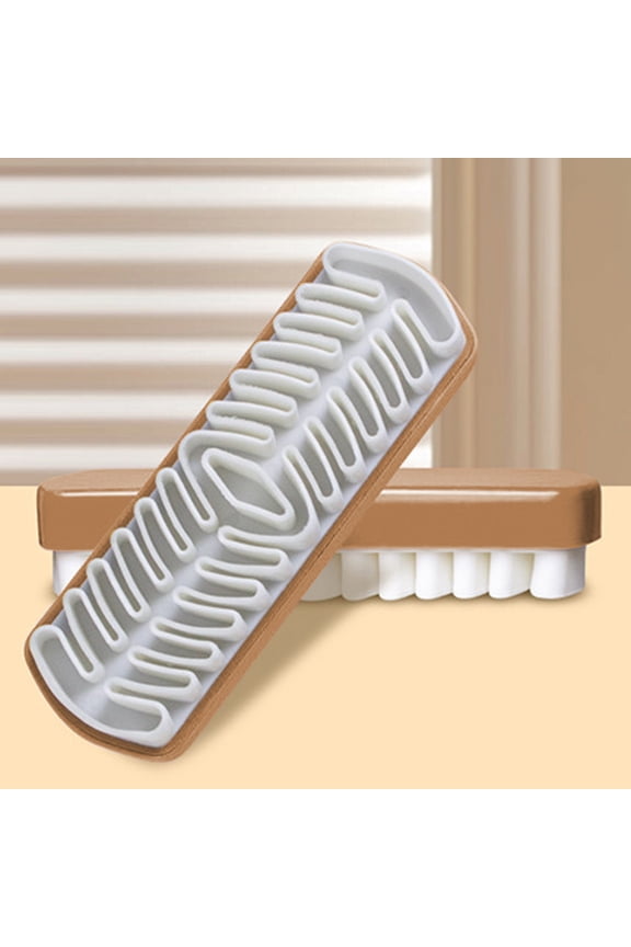 Suede Brush Rubber Shoes Brush Deerskin Decontamination Cleaning Brush Velvet Cleaning Brush Snow Boots Suede Brush(Yellow)