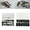 thumbnail image 1 of YiBai Universal Metric Rubber O-Ring Assortment Set Gasket Automotive Seal SAE Kit, Black, 225PCS, 1 of 8