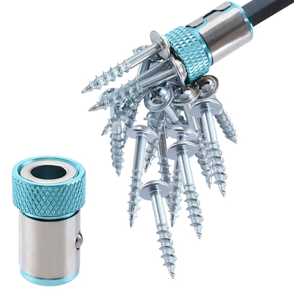 YiBai Universal Removable Magnetizer Magnetic Steel For 6.35mm Screwdriver Bits,for Men Dad,Light Blue