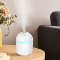 thumbnail image 1 of YiBai White Humidifiers for Bedroom, USB Aromatherapy Humidifier With Light , Capacity 220ML Quiet Cool Mist Humidifier For Car And Office ,Plants, Easy To Clean #.147, 1 of 6