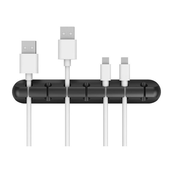 YiBai Wire Cord Clip Drop Cable Line Tie Fixer Organizer Self-Adhesive Clamp,Black