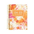 YiFudd 2024 Year Month Plan Book A5 Schedule Book Flower Hardshell Coil
