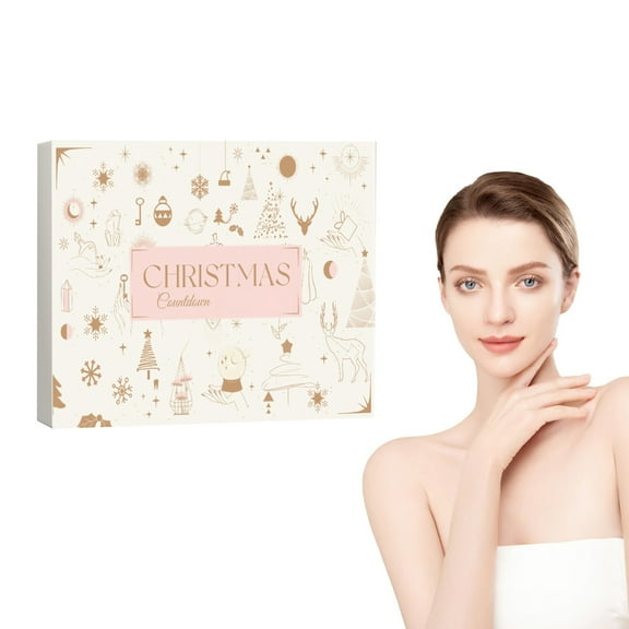 YiFudd 24 Days Christmas Beauty Sets Countdown Advent Calendar—Beauty Surprise Gift Box , Christmas Advents Calendars Surprise for Women, Girls and Makeup Lovers