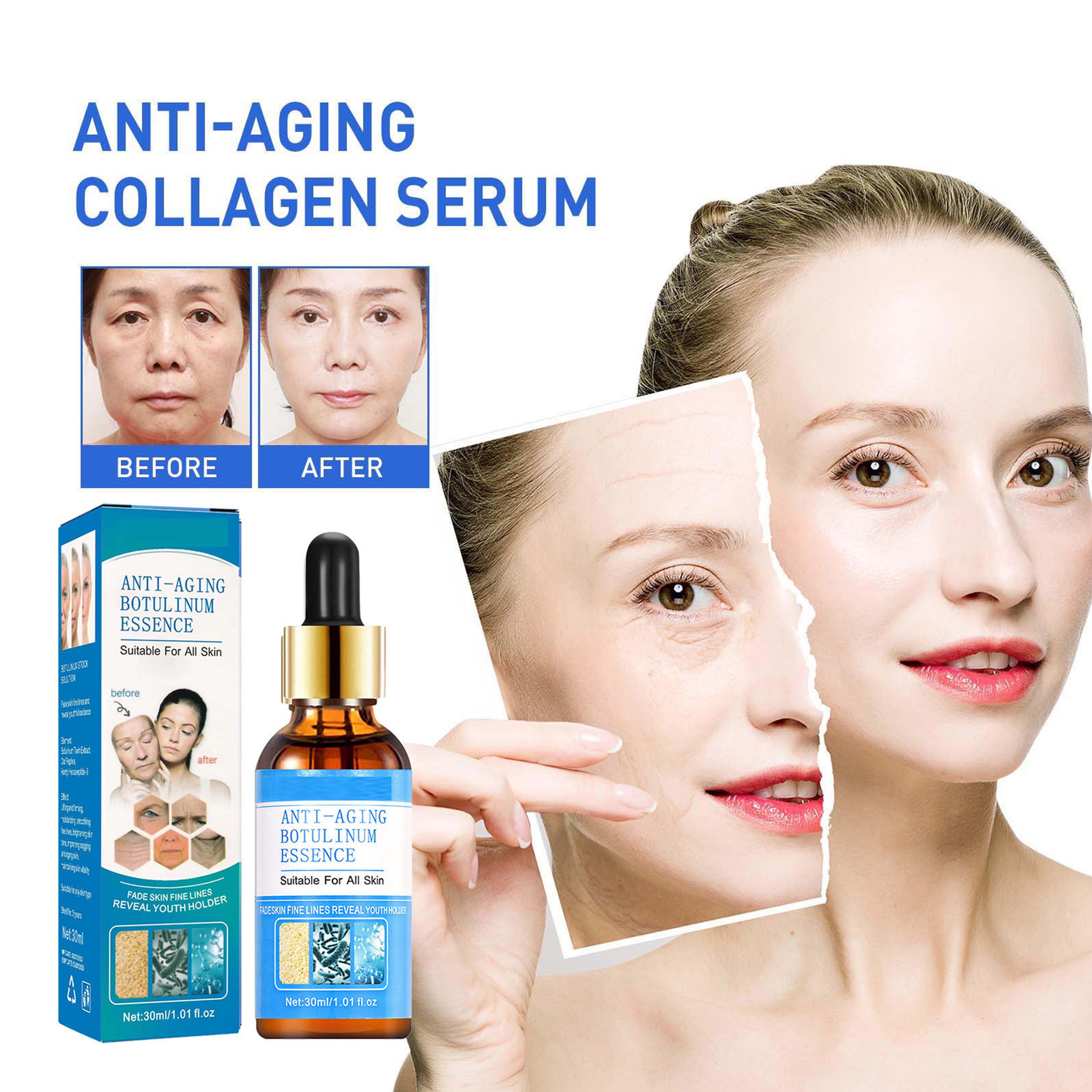 YiFudd Anti-Aging Collagen Serum, Collagen Anti-Aging Serum