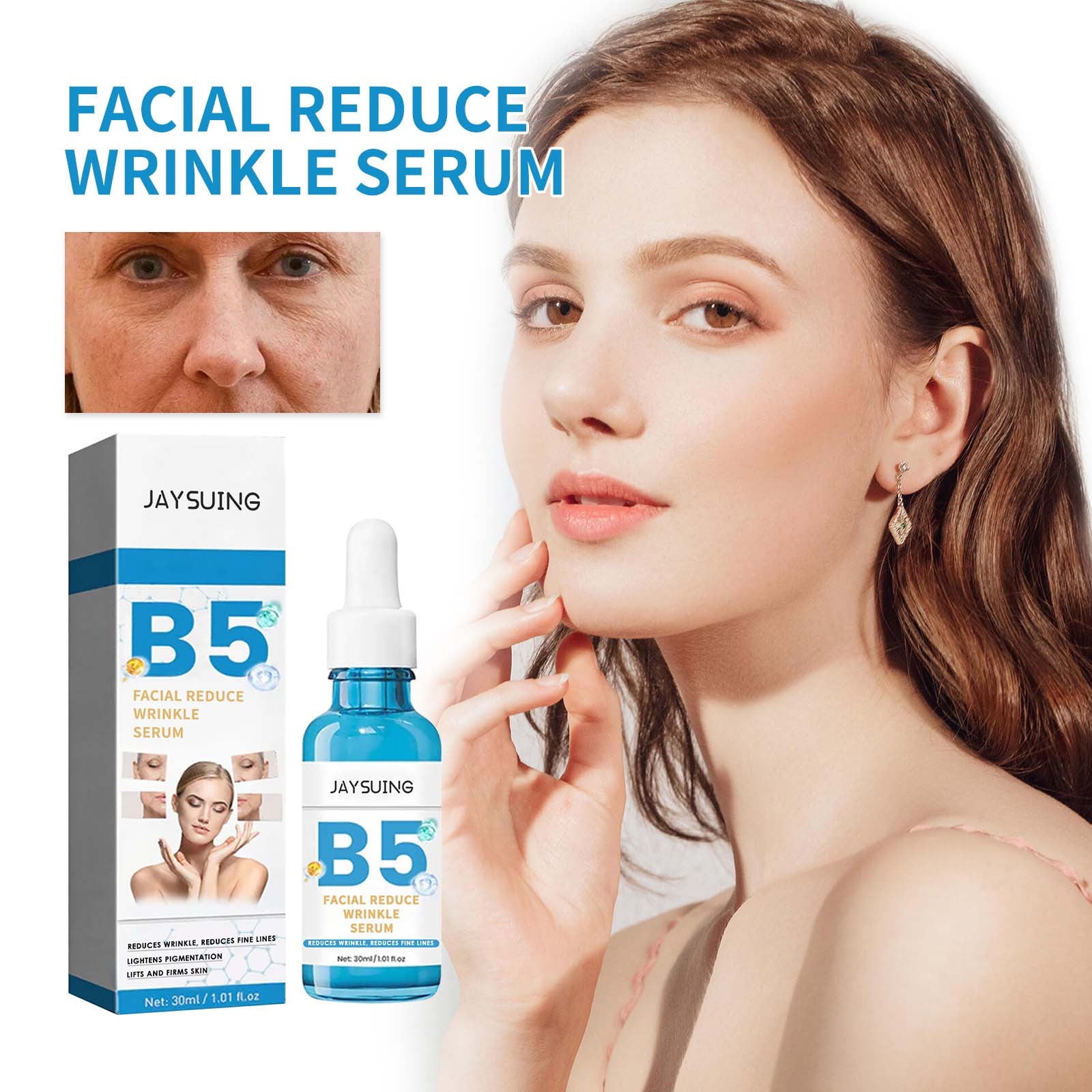 YiFudd B5 Pure Hyaluronic Acid Serum for Face, with Vitamin B5, Anti