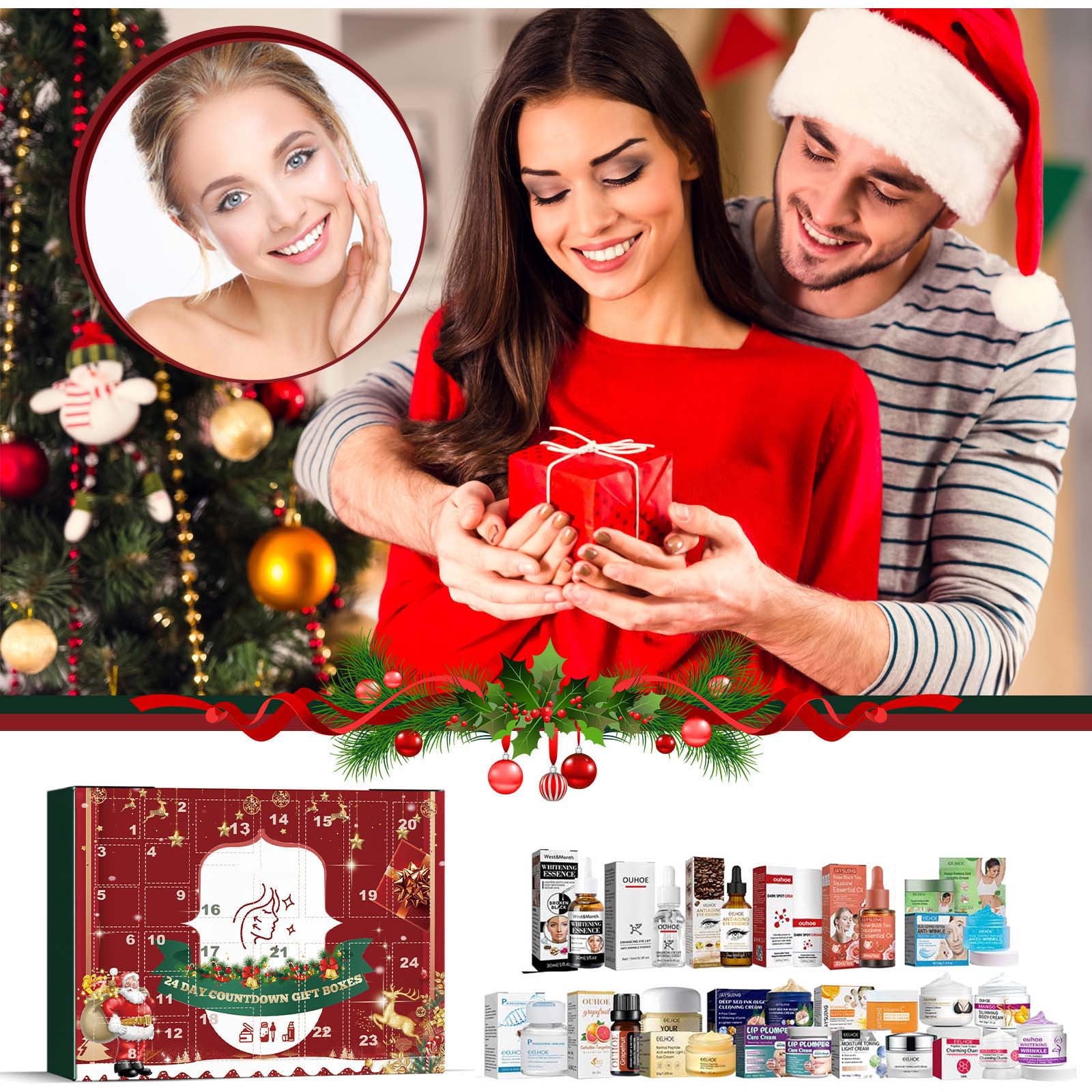 YiFudd Christmas Clearance Advent Calendar Skin Care Products Surprises 24 Days Countdown Christmas Calendar Box Gift for Women Girl - Walmart.com YiFudd Christmas Clearance Advent Calendar Skin Care Products Surprises 24 Days Countdown Christmas Calendar Box Gift for Women Girl - Walmart.com