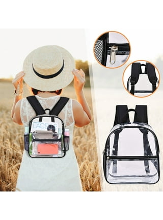  Fomaris Clear Backpack 12x6x12 Clear Stadium Backpacks