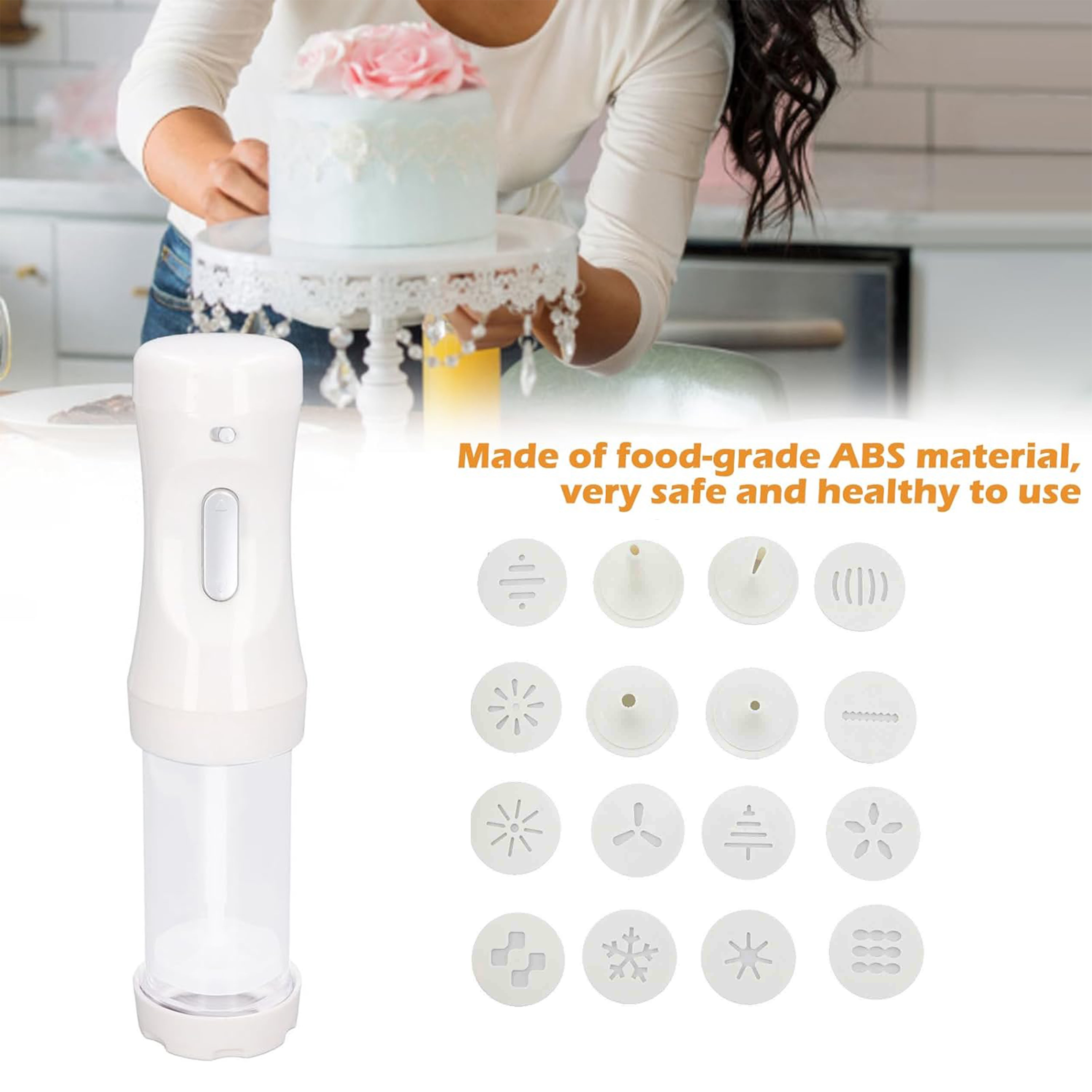 YiFudd Electric Cookies Press, Cookie Press for Baking, Spritz Cookie