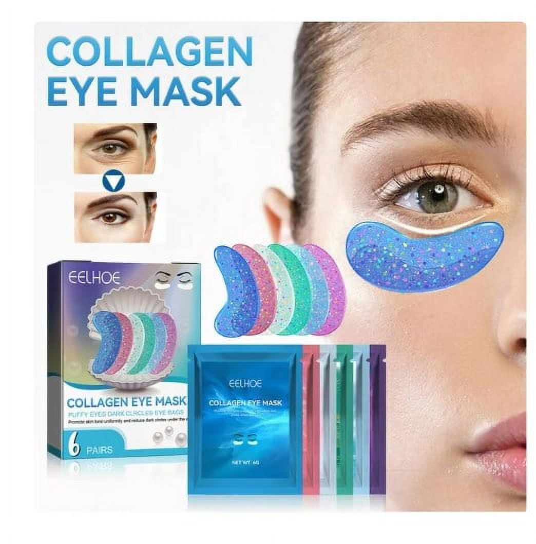 YiFudd Eye Masks for Dark Circles and Puffiness, Collagen Eye Patch