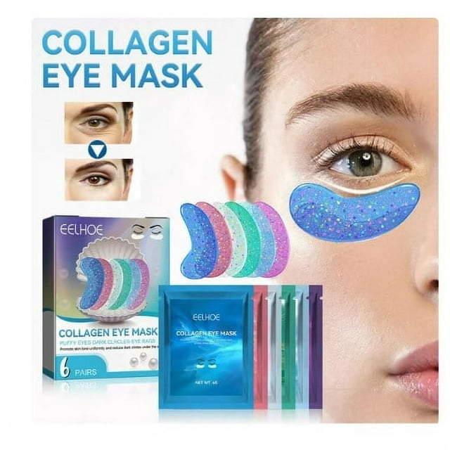 YiFudd Eye Masks for Dark Circles and Puffiness, Collagen Eye Patch