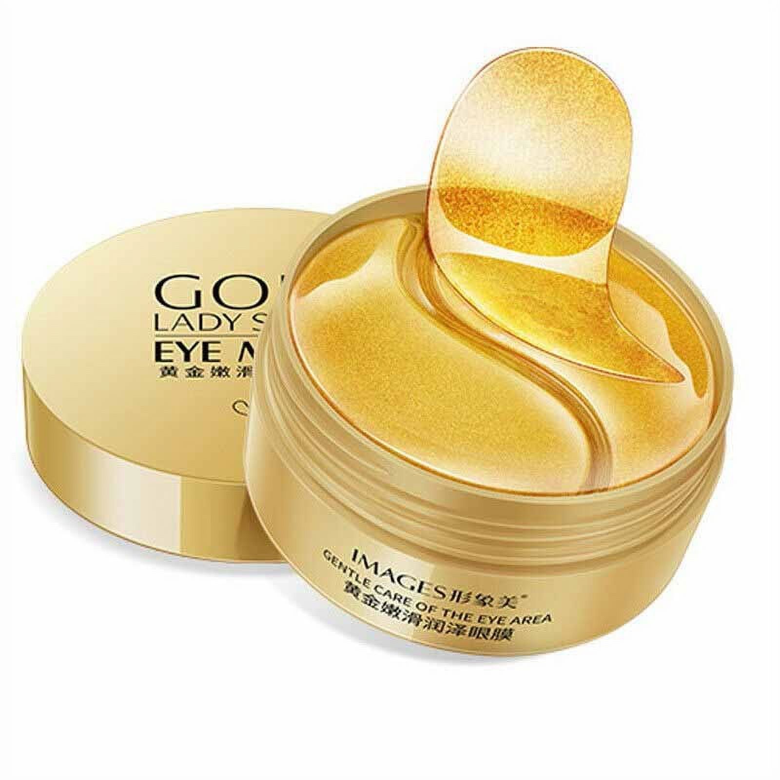 YiFudd Eye Masks for Dark Circles and Puffiness, Black Pearl Collagen