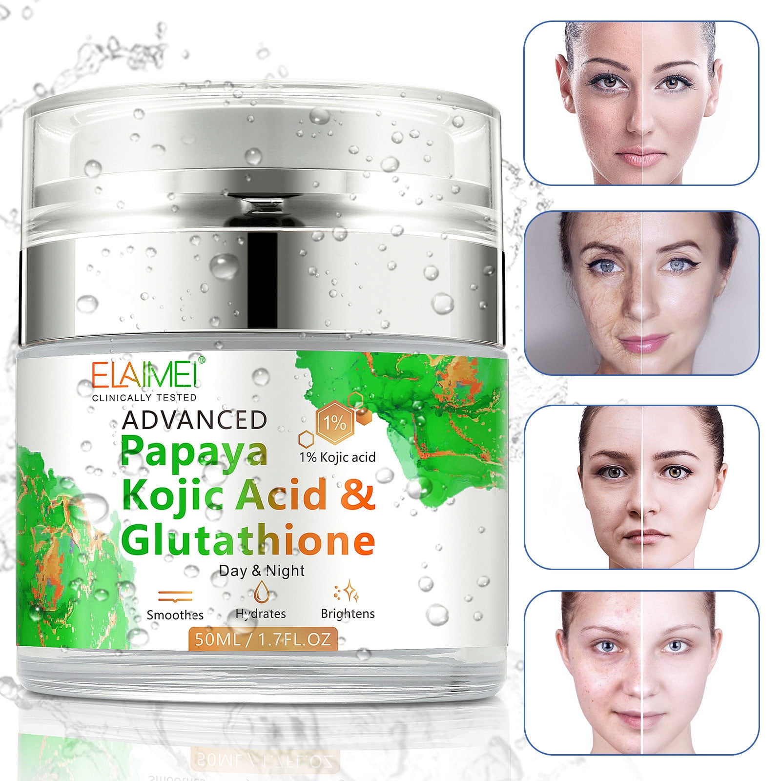 kojic acid glutathione cream YiFudd Face Cream, Papaya KojicAcid Glutathione Barbados