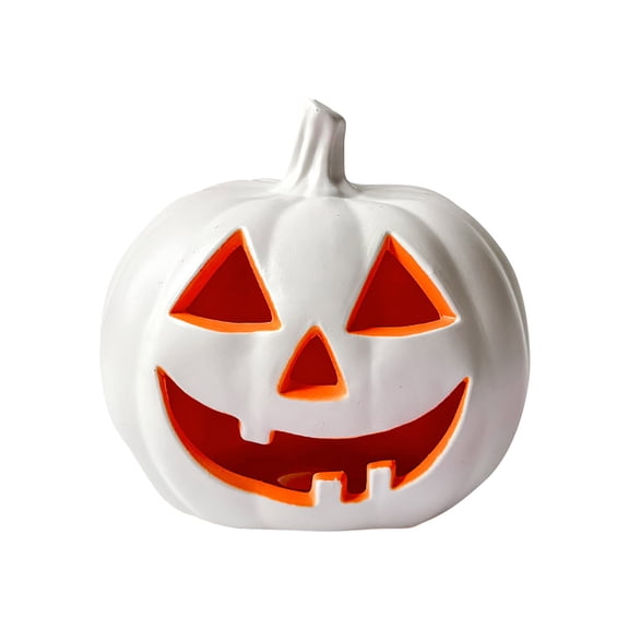 YiFudd Halloween High-End Pumpkin Decoration for Courtyard, Automatic LED, Durable Plastic, Back to College, Dorm Essentials, 1 Pack