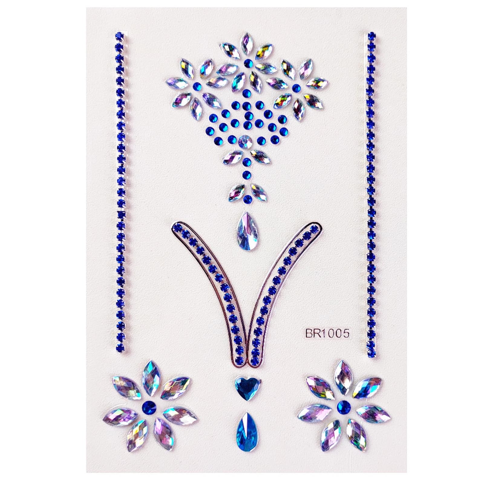 YiFudd Long Lasting Temporary Tattoos, Chest Drill Stickers Body Tattoos Stickers Resin Acrylic