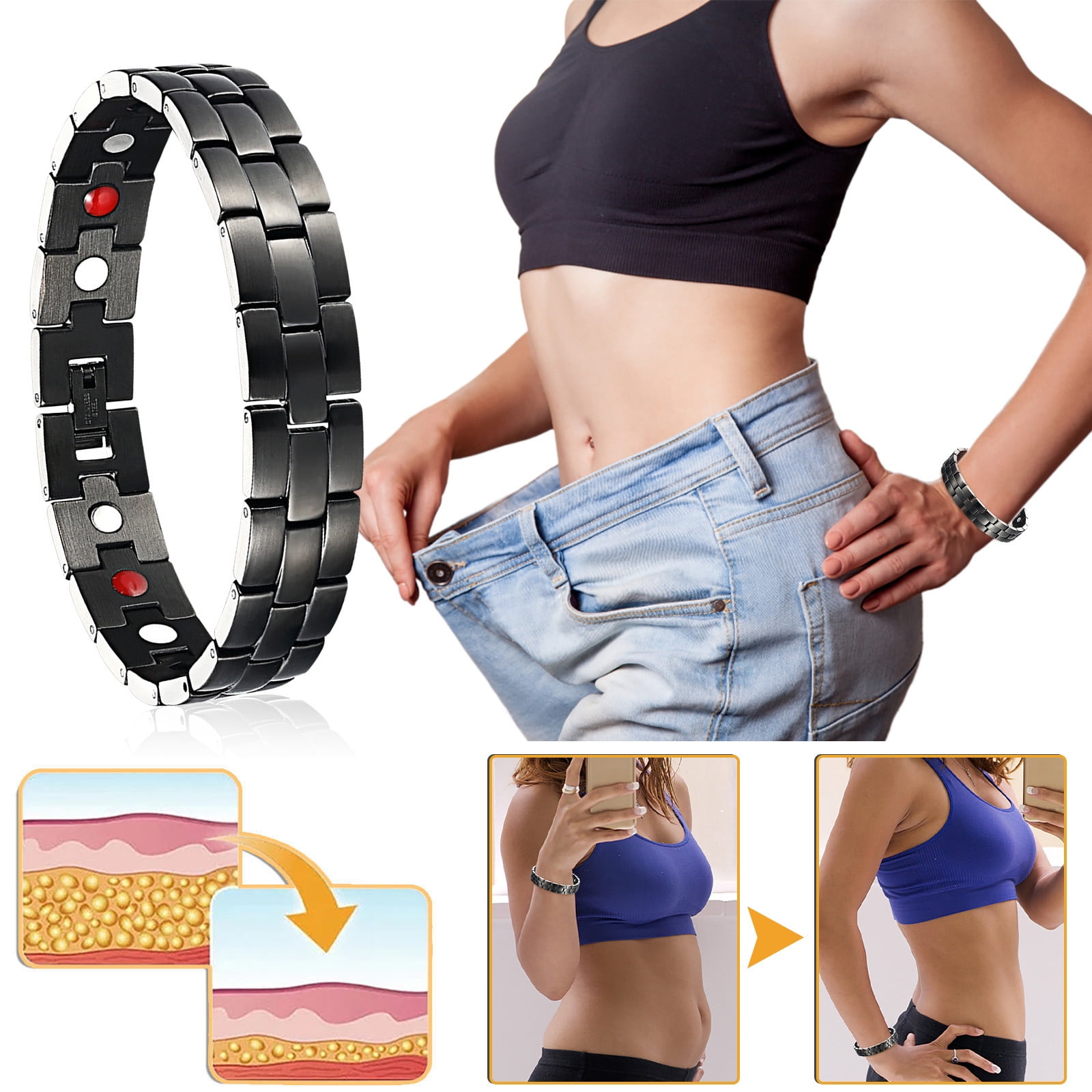 YiFudd Slimming And Fat Reducing Bracelet Fashion Fashion Men's