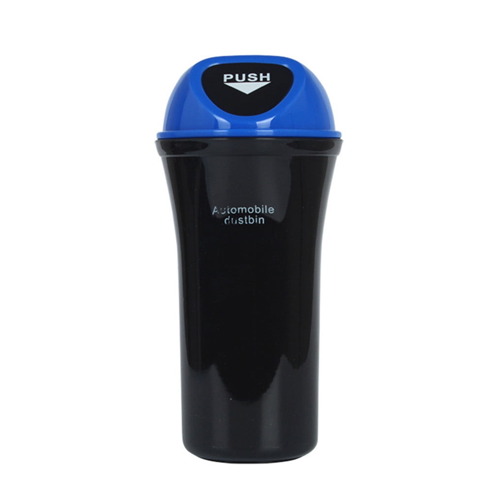 YiFudd Mini Auto Car Dustbin Rubbish Trash Can Garbage Box Case Bin