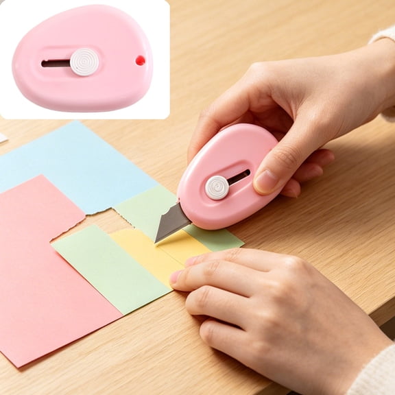 YiFudd Mini Crafts Knife, Portable Art Knife, Retractable Box Cutter, 1 Piece, Back to College, Dorm Essentials