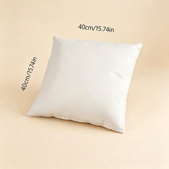 YiFudd Non Woven Brushed Fabric Pillow Insert, 16x16 in, Headboard Cushion Core, Soft Breathable Cushion Core for Bedroom, Living Room