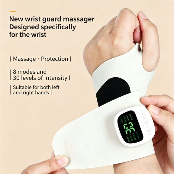 YiFudd Wrist Support, Rechargeable Hand Heating Pad With 8 Modes For Hand Pain Relief, Ergonomic Design, 1 Pack
