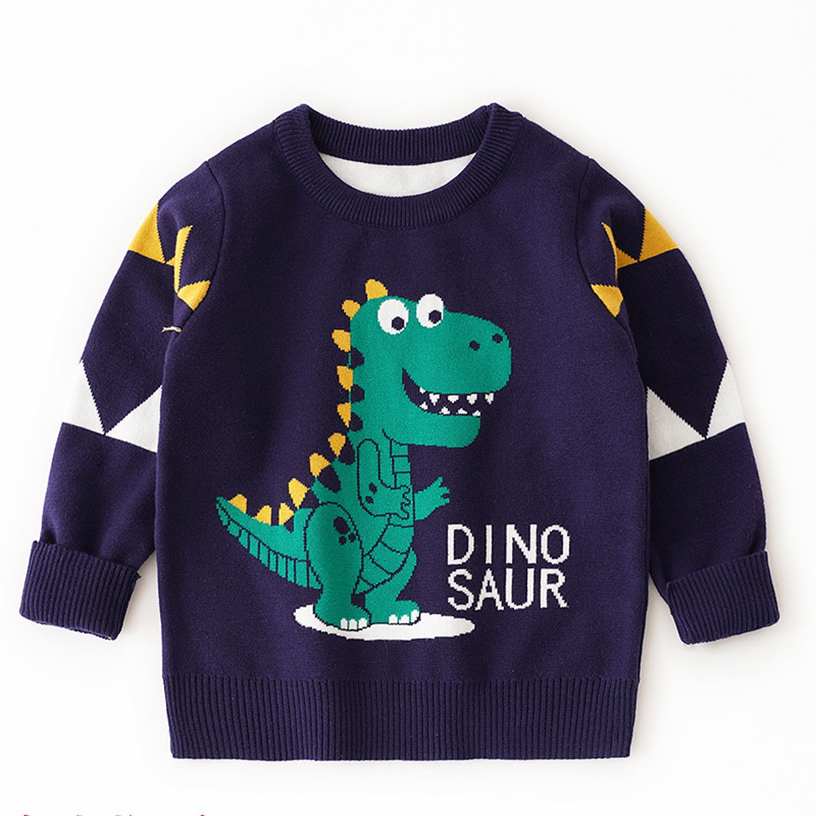 YiHWEI Cool Hoodies for Boys Drip Kids Baby Pullover Sweater Knit Dinosaur Print Sweater Coat for Autumn Fall and Winter Preppy Hoodies Preppy Hoodies for Teens Walmart