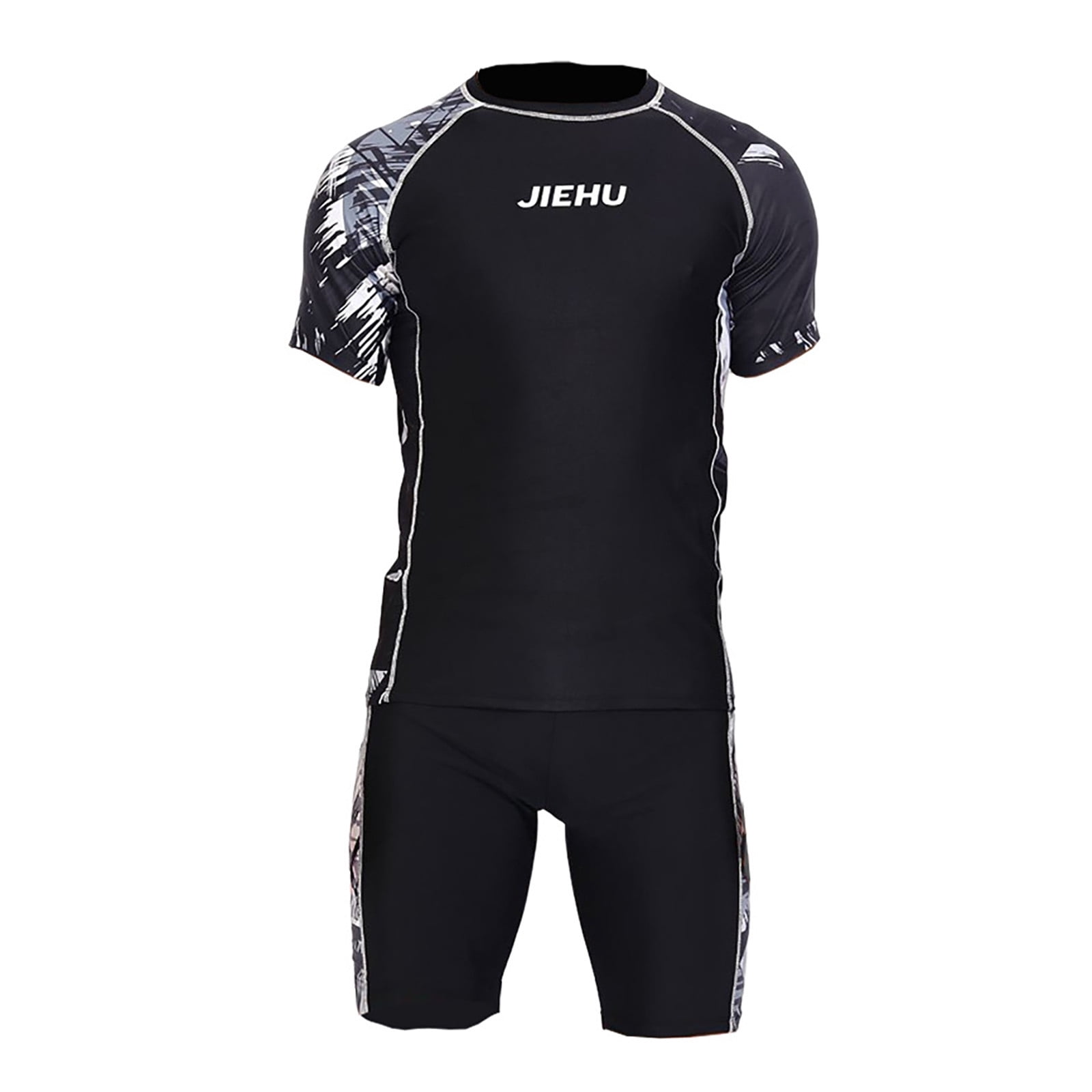 YiHWEI Men Casual Long Sleeved Diving Top Suit Swimsuit Sunscreen Fast