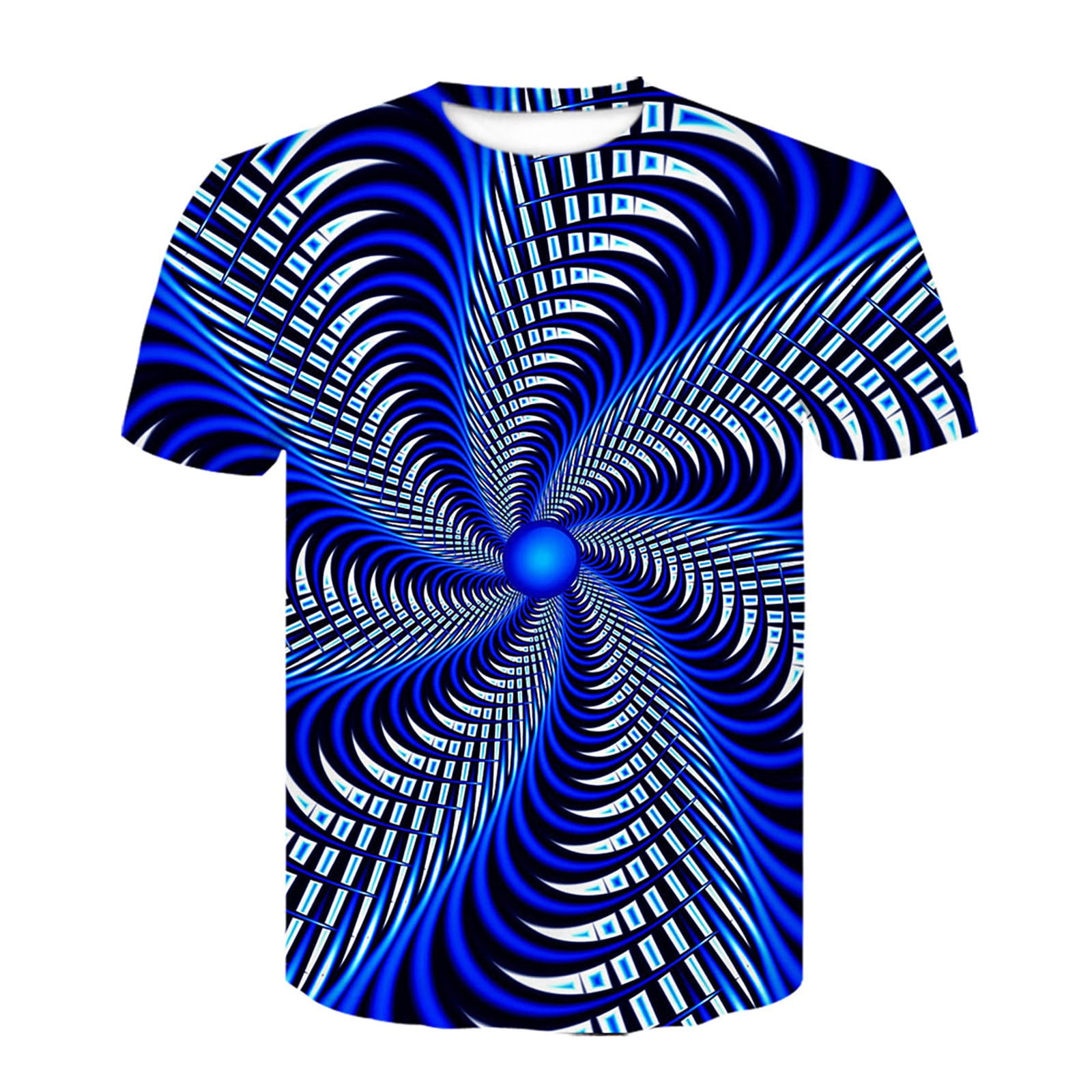 YiHWEI Men Shirts Graphic Y2K 2024 Men's Fashion 3D Print T Shirts