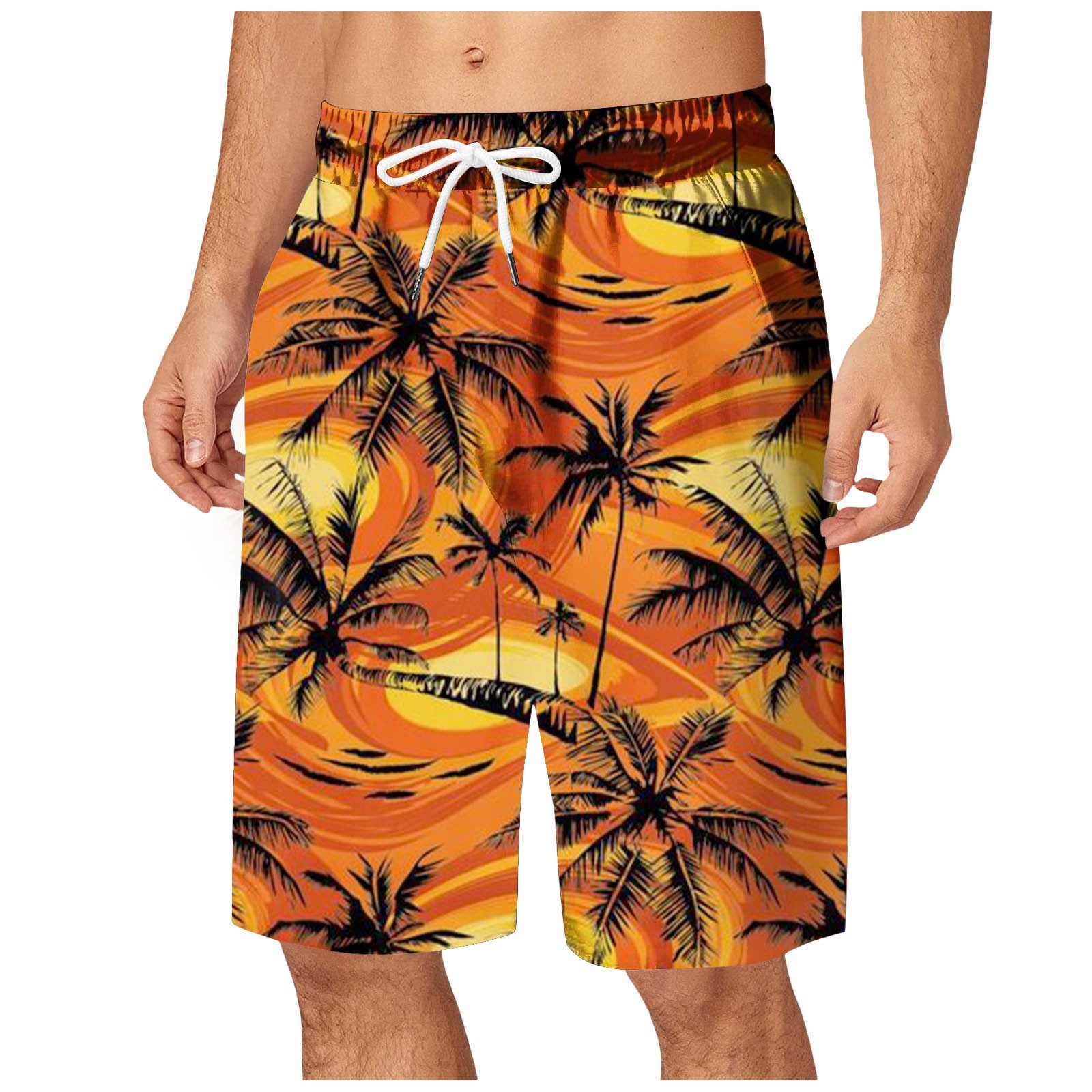 YiHWEI Men'sing Trunks 5 Inch Swimsuit Mesh Beach Swimsuit Long Swim ...