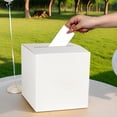 thumbnail image 1 of YiJuHu 1pcs Money Box Keepsake Wedding Reception Decoration Wishing Well Party Favor Ceremony Raffle Tickets,Card Box Holder(10 piece), 1 of 6