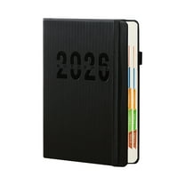 YiJuHui 1pcs 2026 Weekly Monthly Planner Hardcover - 80gsm Thick Paper, Dotted Pages, Elastic Closure, Inner Pocket, Office & Daily Planning Organizer Notepad