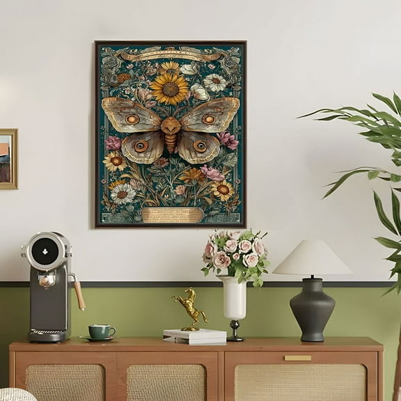 YiJuHui 1pcs 3D Metal Wall Art, Waterproof Iron Wall Decor, Rust-Resistant Hanging Panel for Living Room, Bedroom, Office