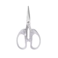 thumbnail image 1 of YiJuHui 1pcs Acrylic Scissors Clear Silver Scissors Fabric Straight Acrylic Stainless Steel Multipurpose Craft for Office, Home, Sewing, 1 of 6