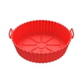 thumbnail image 1 of YiJuHui 1pcs Air Fryer Silicone Liners Pot , Air Fryer Silicone Basket Bowl, Replacement of Flammable Parchment Paper, Reusable Baking Tray Oven Accessories, 1 of 6