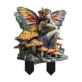 thumbnail image 1 of YiJuHui 1pcs Bohemian Acrylic Garden Stake Outdoor Decor with Fairies and Hummingbirds for Yard Patio Landscape Decoration, 1 of 5
