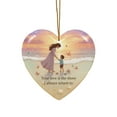 thumbnail image 1 of YiJuHui 1pcs Christmas Ornament Heart Ceramic Pendant, Beach Theme Holiday Decoration, Fade-Resistant Glossy Finish, Tree & Home Decor Gift 8cm, 1 of 6
