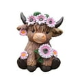 thumbnail image 1 of YiJuHui 1pcs Cow Couple Flower Pot Decoration Romantic Resin Home Decor Gift for Valentine's Day, 1 of 4