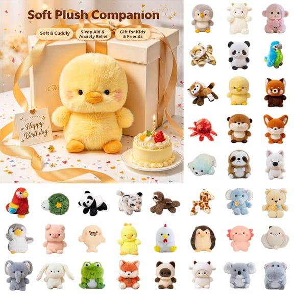 YiJuHui 1pcs Cute Plush Stuffed Animal Toy, Ultra Soft Plushie, Realistic Design, Perfect for Home Decor, Gifts, and Cuddling