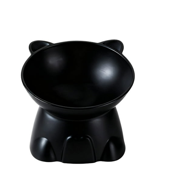 YiJuHui 1pcs Elevated Cat Food Bowl with Wide Shallow Design, Anti-Whisker Fatigue, Ergonomic Raised Feeder for Healthy Digestion and Comfortable Eating, Non-Slip Pet Dish for Mess-Free Feeding