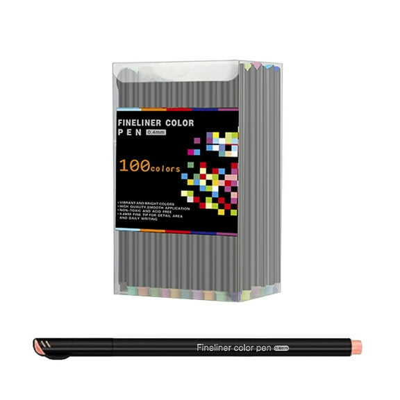 YiJuHui 1pcs Fine Liner Drawing Pen Set Black Ink Precision Needle Tip for Sketching Comic Art Hand Lettering Bullet Journaling Doodling Artist Supplies