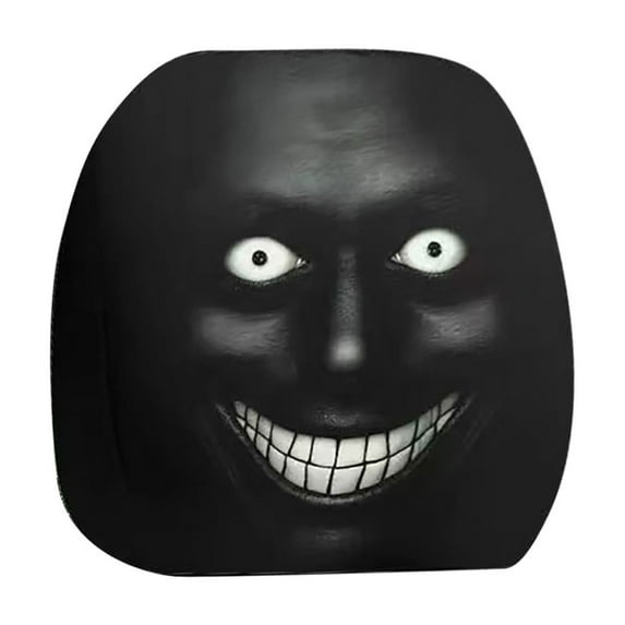 YiJuHui 1pcs Funny Car Print Headrest Cover Universal Stretchy Style Elastic Fabric Auto Interior Accessory Protective Washable for Road Trip 26*28cm