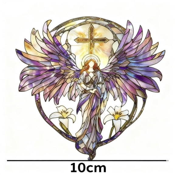 YiJuHui 1pcs Handmade Heavenly Window Ornament for Home Blessings, Spiritual Decor, Housewarming Gift, Positive Energy, Inspirational Art