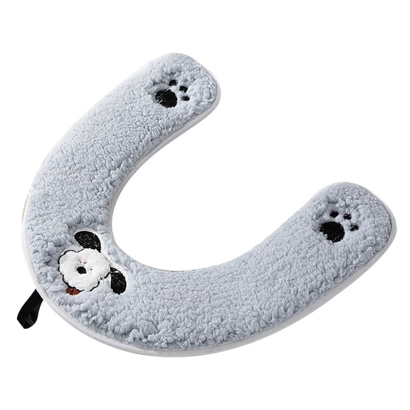 YiJuHui 1pcs Heated Toilet Seat Cover with Handle, Soft Washable Knitted Fabric, Universal Fit for Elongated Toilet, Winter Warm Bathroom Comfort A